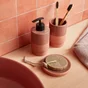 Porte-savon céramique Malone, rose Porte savon malone rose