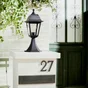 Borne extérieur Sima, E27, IP44, noir, INSPIRE