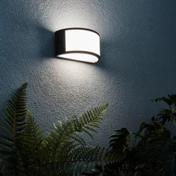 Applique extérieure E27 max 60W noir Silvia INSPIRE