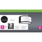 Applique extérieure E27 max 60W noir Silvia INSPIRE