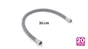 Flexible d'alimentation 30 cm mâle / femelle 15 x 21 polyéthylène 20 ans