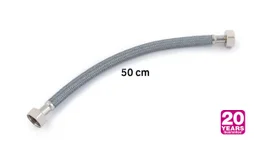 Flexible d'alimentation 50 cm femelle / femelle 12 x 17 polyéthylène 20 ans