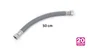 Flexible de raccordement dn13 50cm ff 20x27 polyethylene ondule