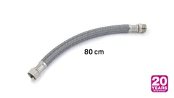 Flexible d'alimentation 80 cm mâle / femelle 15 x 21 polyéthylène ondulé 20 ans