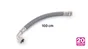 Flexible d'alimentation 100 cm coude mâle/fem 15 x 21 polyéthylène ondulé 10 ans