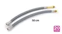 Lot de 2 flexibles femelle/mâle 12x17 10x1 (3/8"), DN8, 50 cm
