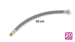 Flexible d'alimentation 50 cm mâle / femelle 12 x 17 polyéthylène ondulé 20 ans