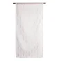 Paire de vitrages transparent Tamara blanc et dore l. 45 x H. 120 cm