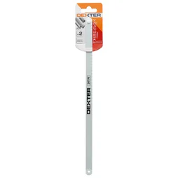 Lot de 2 lames de scie à métaux coupe standard, DEXTER, 300 mm