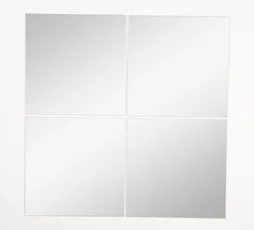 Set de 4 miroirs carrés 30x30cm