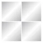 Set de 4 miroirs carrés 30x30cm
