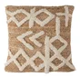 Coussin Jute Mika, naturel ecru 45x45 cm