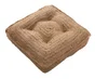 Coussin de sol jute, naturel 60x60 cm