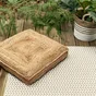 Coussin de sol jute, naturel 60x60 cm