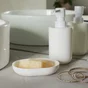 Double distributeur de savon abs Easy, blanc SENSEA