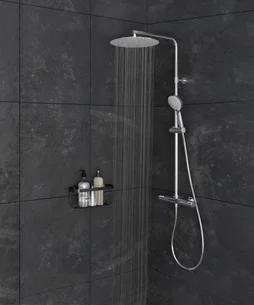 Colonne de douche thermostatique, SENSEA Icône, Chrome