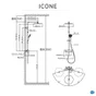 Colonne de douche thermostatique, SENSEA Icône, Chrome