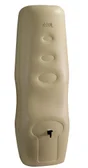 Récupérateur d'eau aérien rectangulaire mural, 400 litres, beige