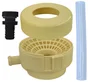 Kit raccord pour chéneau, diam.70,80 et 100, beige