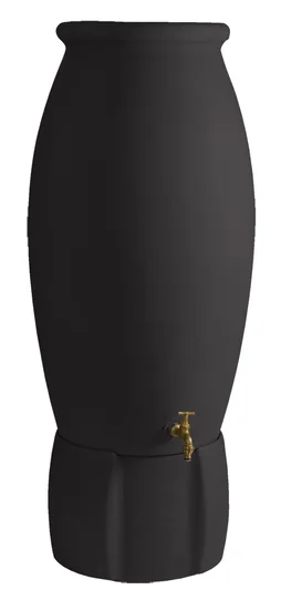 Récupérateur d'eau aérien amphore, 235 litres, anthracite