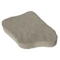 Pas japonais en beton LUDIK, gris clair, L.34 x l.25 x Ep.4.5 cm