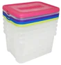 Lot de 5 boîtes de rangement polypropylène l.44.8 x P.34.5 x H.22.5 cm, 25 l