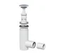 Siphon salle de bain EASY CLEAN avec bonde clic-clac