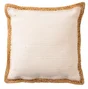 Coussin, blanc/naturel l.50 x L.50 cm