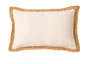 Coussin, blanc/naturel l.40 x H.60 cm