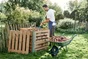 Composteur compost d'extérieur Estwood non traité 230 l