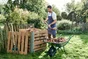 Composteur compost d'extérieur Estwood non traité 230 l