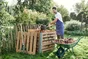 Composteur compost d'extérieur Estwood non traité 230 l