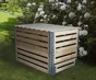 Composteur compost d'extérieur Estwood non traité 686 l