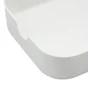 Organiseur H.5.3 x l.16.3 x P.5.3 cm, plastique blanc, Remix