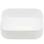 Organiseur H.4.7 x l.15.1 x P.4.7 cm, plastique blanc, Remix