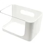 Boîte de rangement Nomade, H.10.7 x l.12 x P.10.7 cm, plastique blanc, Remix