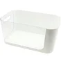 Boîte de rangement Nomade H.14.2 x l.18 x P.14.2 cm, plastique blanc, Remix