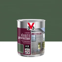 Lasure V33 HP LES COULEURS 8 ans vert provence satiné 1 L