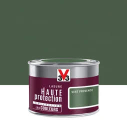 Lasure V33 HP LES COULEURS 8 ans vert provence satiné 0.125 L
