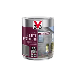 Lasure V33 HP LES COULEURS 8 ans poivre satiné 1 L