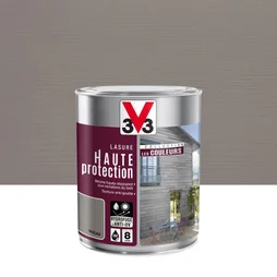 Lasure V33 HP LES COULEURS 8 ans muscade satiné 1 L