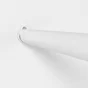 Lot de 2 support de barre de penderie D25 mm rond blanc 30 m