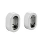 Lot de 2 support de barre de penderie D30 x 15 mm ovale blanc 28.94 m