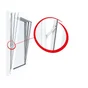 Entrebâilleur de fenêtre magnétique universel acier argent, KINTECH Windy
