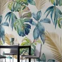  Papier peint panoramique Big wild palms multicolore, l.159 x H.280 cm 