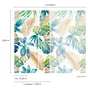  Papier peint panoramique Big wild palms multicolore, l.159 x H.280 cm 