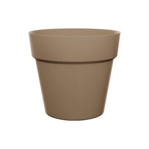 Pot polypropylène NATERIAL Diam.29.5 x H.25.8 cm beige