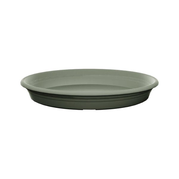 Soucoupe polypropylène NATERIAL Diam.21.7 x H.2.9 cm vert olive