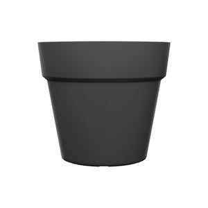 Pot plastique NATERIAL Diam.24.5 x H.21.5 cm anthracite