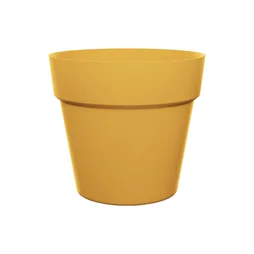 Pot polypropylène NATERIAL Diam.47 x H.40.4 cm moutarde